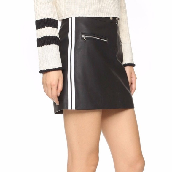 rag & bone Dresses & Skirts - Rag & Bone Pace Leather Skirt in Black, Size 2